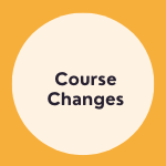 Course changes