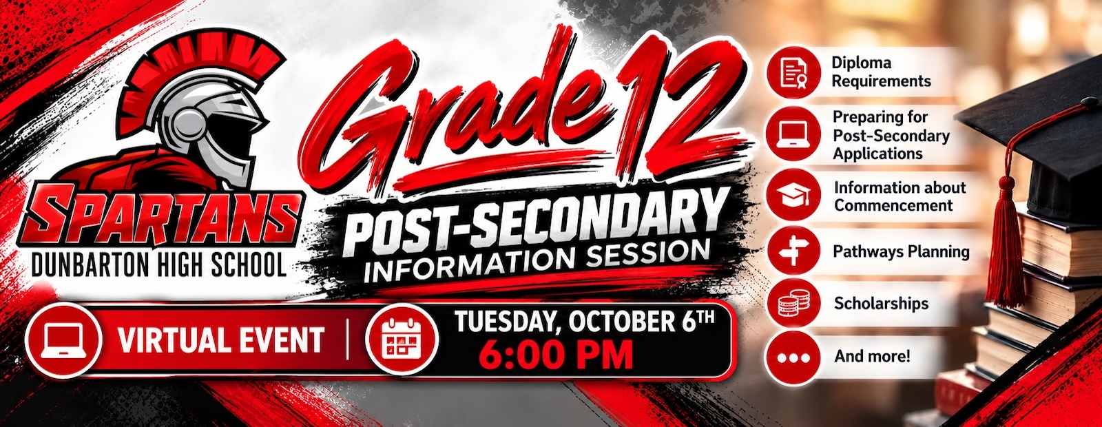 Grade 12 Post Secondary Information Session - Virtual