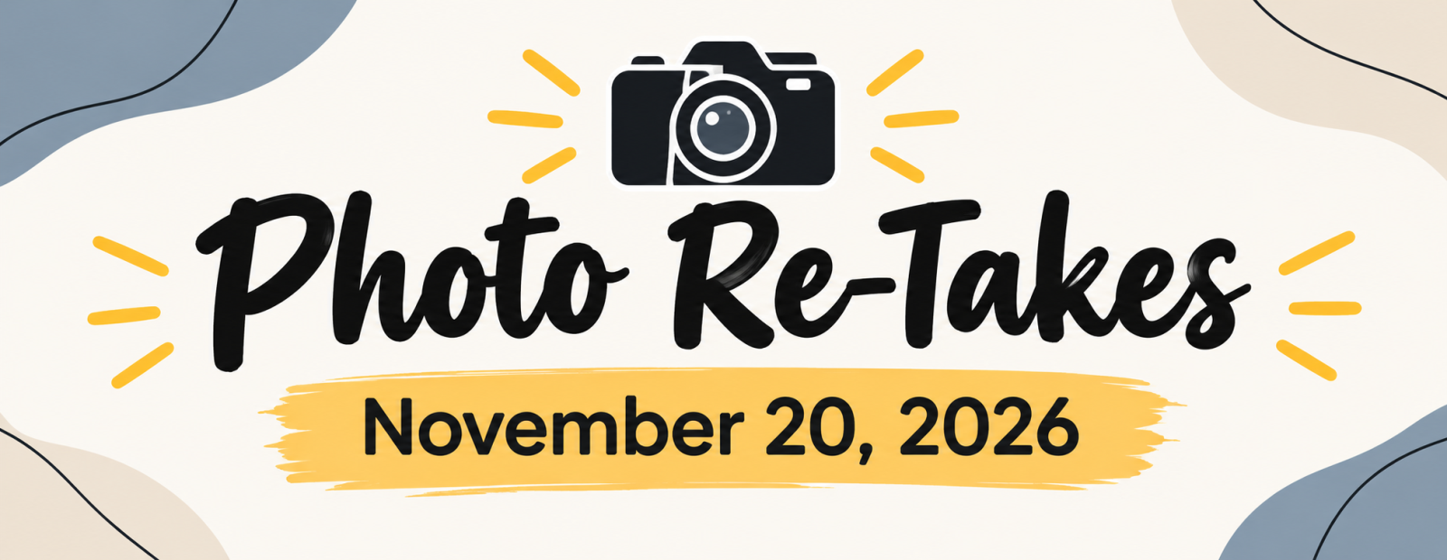 Photo Re-Takes - November 20, 2026