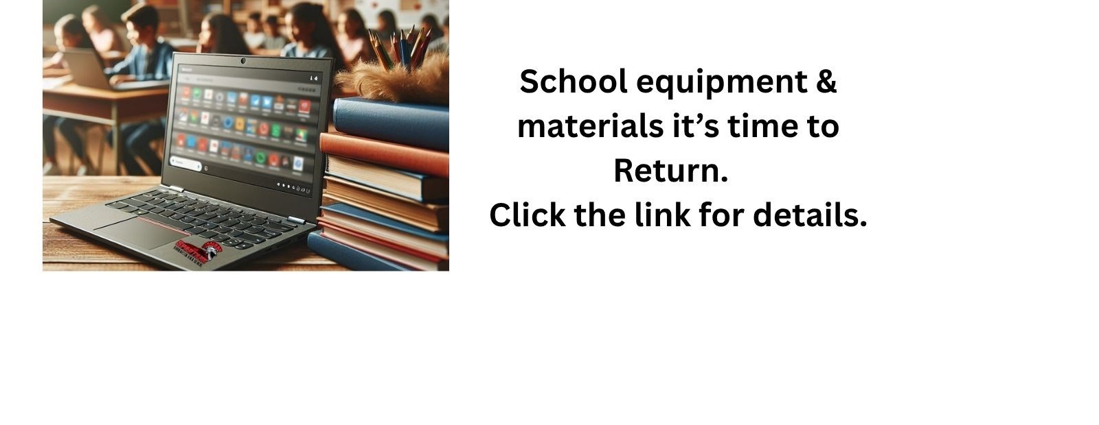 Text books and chrome books