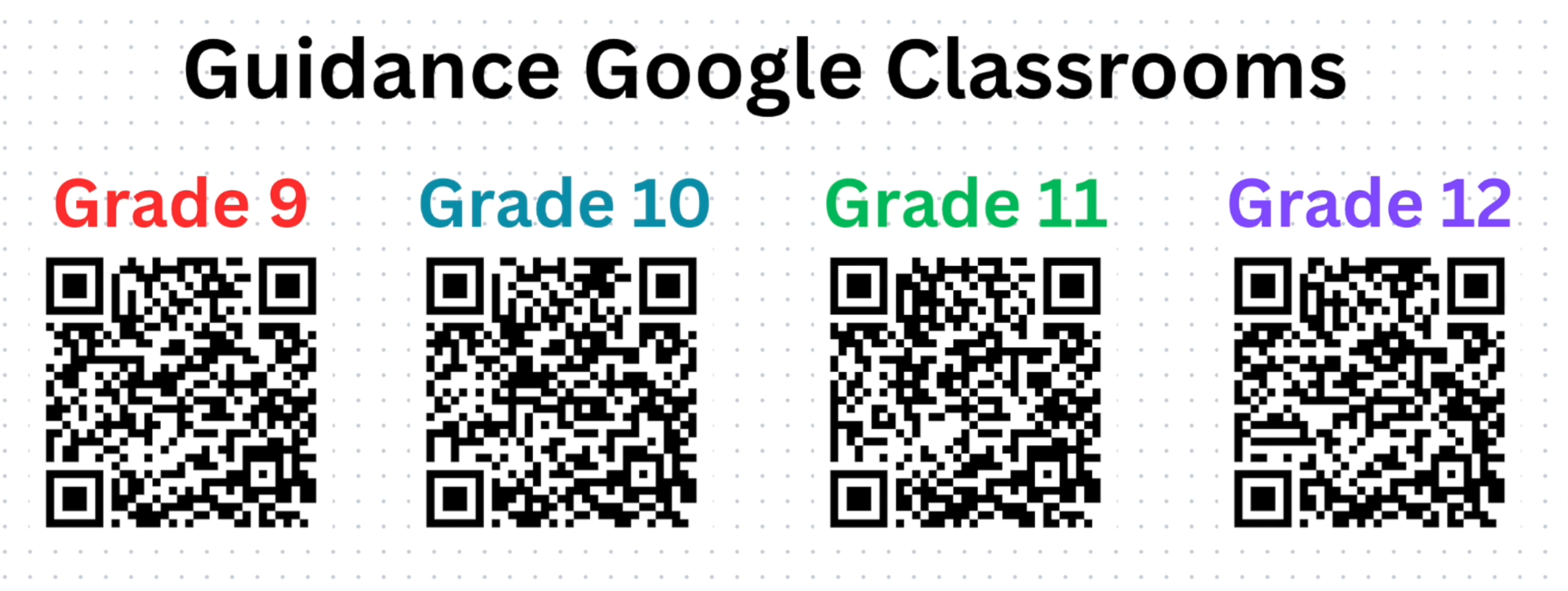 Google Classroom QR Codes