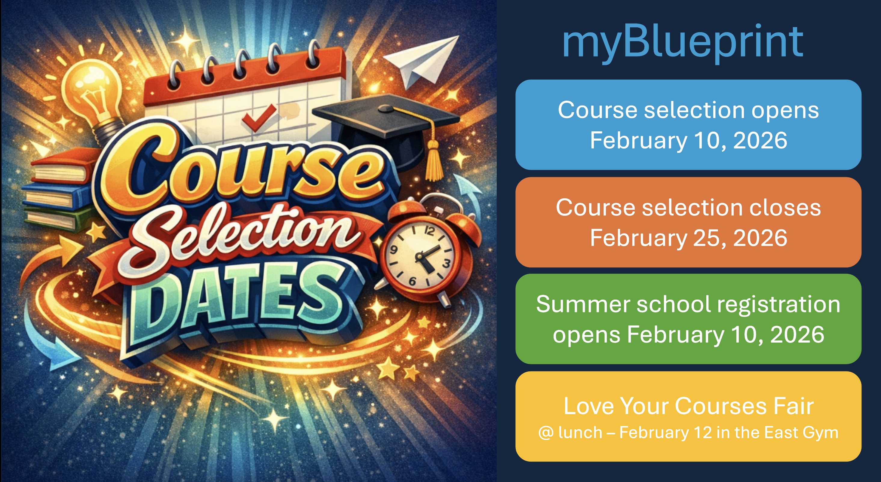 Course Selection Dates